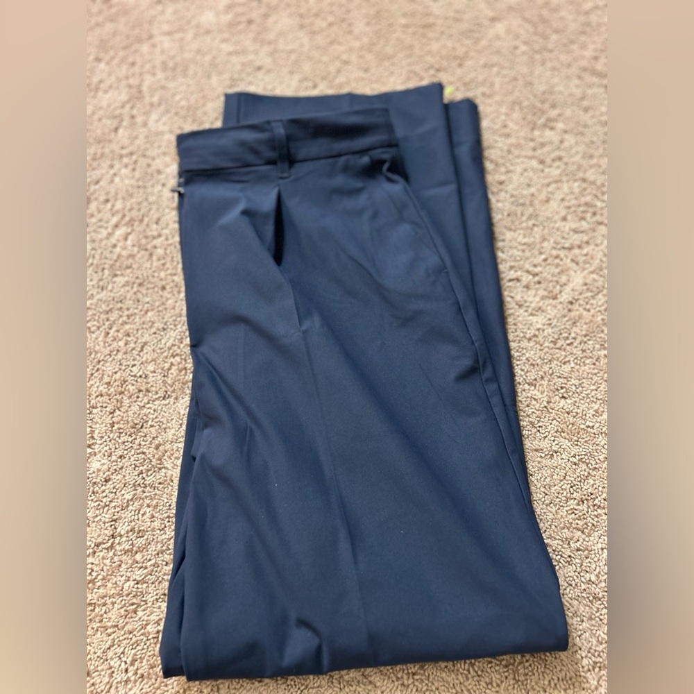 RHONE Navy Wide-Leg Women's Pants - Picture 11 of 16